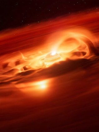 Descubren un extraño planeta errante que devora materia a una velocidad récord