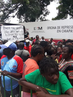 Piden declarar crisis humanitaria por migrantes africanos en Tapachula