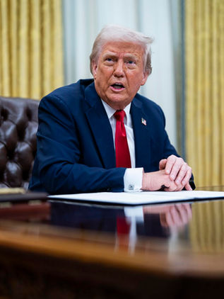 Trump dice que será "benévolo" con los aranceles