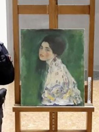 Confirman hallazgo del "Retrato de una dama" de Gustav Klimt