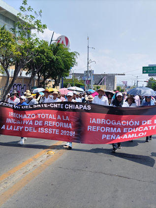 CNTE “muestra el músculo” en marcha y paro laboral 