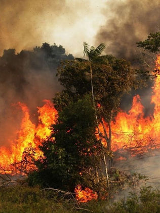 Despliegan 44 mil militares para sofocar el fuego en la Amazonía