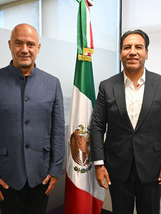 En reunión con titular de la SICT, Eduardo Ramírez destaca beneficios del proyecto “La autopista es nuestra”