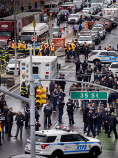 Tiroteo en metro de Nueva York causa 23 heridos;  identifican a sospechoso