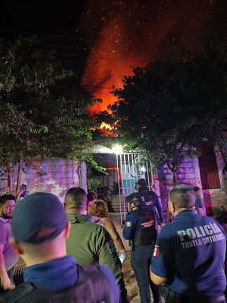 Arde vivienda en la Potinaspak