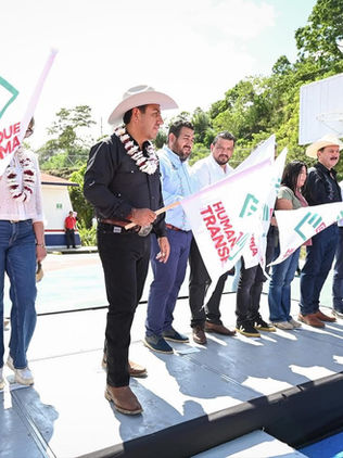 Eduardo Ramírez impulsa obras y acciones para el bienestar de las familias de Amatán e Ixhuatán