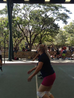 A la cancha en Caña Hueca