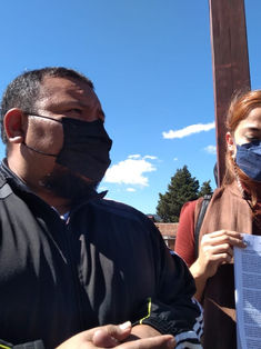 Se movilizan maestros en Ocosingo