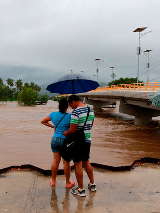 La tormenta tropical Julio produce fuertes lluvias en tres estados de México