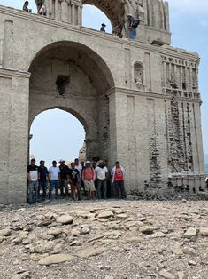 Quechula, la iglesia que emerge desde el agua