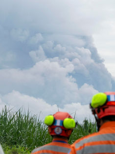 El volcán de Fuego en Guatemala entra en calma tras erupción 