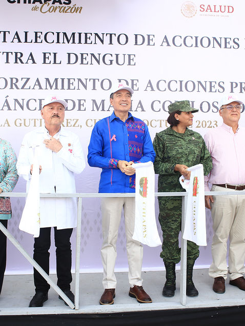 Gobernador promueve acciones preventivas en salud de la mujer y contra el dengue, zika y chikungunya