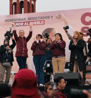 Sheinbaum arranca el 2024 junto a más de 80 mil personas en 4 estados y Ciudad de México