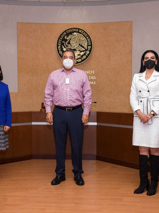 Acepta familia judicial el reto Uso Cubreboca