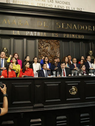 Aprueban Morena y aliados reforma judicial en Senado