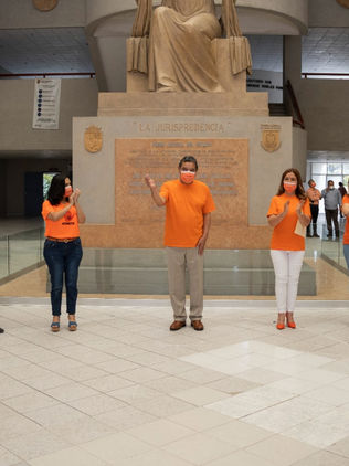 Se suma Poder Judicial a la conmemoración del Día Naranja