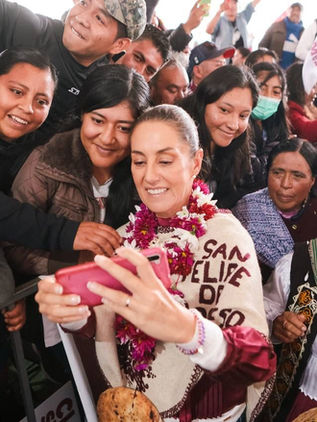 “El poder no es para enriquecerse, el poder es para ponerse al servicio del pueblo”: Sheinbaum 