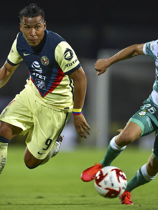 América vence al Santos y queda como líder solitario en el fútbol mexicano