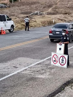 Refuerza SSyPC estrategia de seguridad en carreteras y apoyo al Programa Vacunación COVID-19