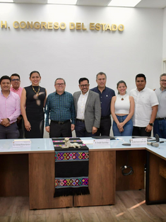 Recibe Mario Guillén Guillén, anteproyecto de Ley de Consulta Popular de Chiapas