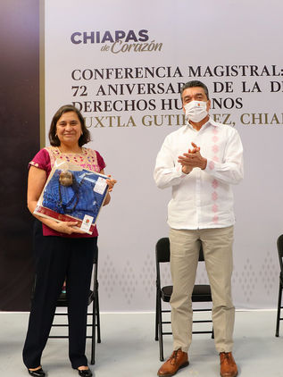 Conmemora Rutilio Escandón el Día de los Derechos Humanos