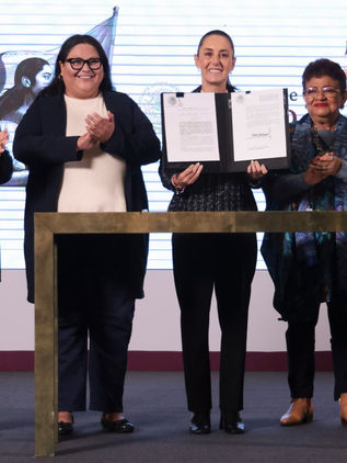 Sheinbaum firma decreto de reforma para la igualdad sustantiva de las mujeres