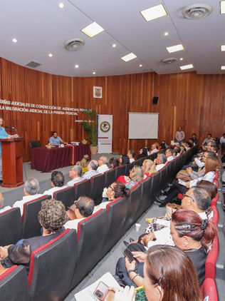 Poder Judicial sede de presentación de Guías de conducción y valoración judicial en materia penal