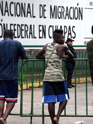 Arriban cada vez más migrantes de otros continentes a México