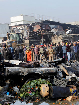 Atentado suicida en un mercado de Bagdad deja al menos 30 muertos