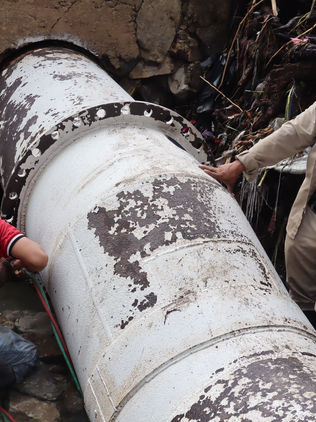Lluvias atrasan reparación del Brazo Norte