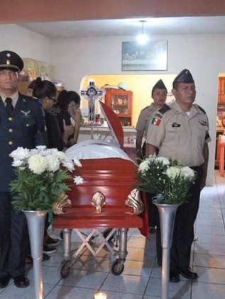 Despiden a joven militar caído en balacera de Culiacán