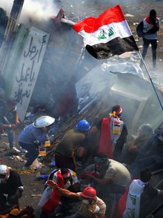 Protestas en Irak dejan 100 muertos y cinco mil 500 heridos