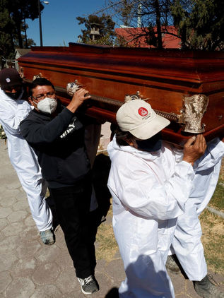 México suma 269 nuevas muertes y totaliza 233.958 decesos por coronavirus