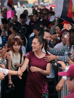 Le espera lo mejor a México en 2024: Claudia Sheinbaum llama a seguir uniendo esfuerzos a favor de la continuidad de la 4T, desde Progreso, Yucatán