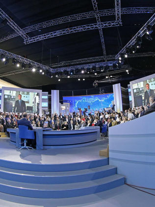 El Kremlin denuncia jaqueo "sin precedentes" de la televisión pública rusa en internet