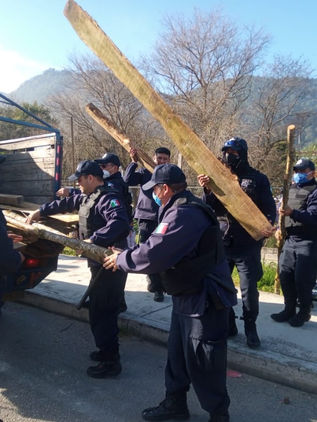 Policías municipales logran frenar invasión en SCLC 