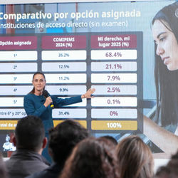 Ya no hay "rechazados" para ingresar a educación media superior: Sheinbaum