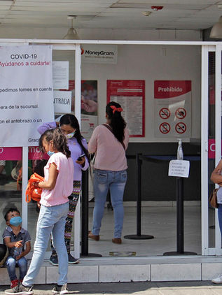 Las remesas enviadas a México suben un 16,39 % de enero a julio de 2022