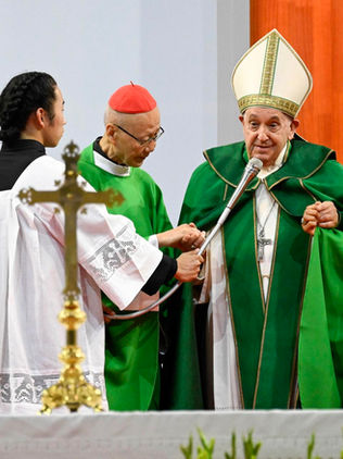 El papa asegura que la Iglesia no hace proselitismo