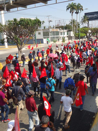 Marchan 20 mil campesinos en Tuxtla