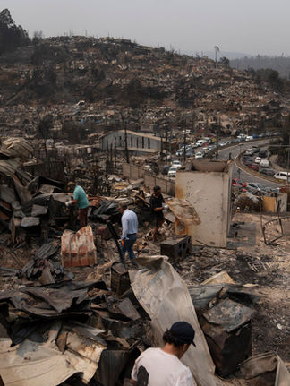Detienen a sospechoso de provocar incendio en Chile; van 20 víctimas