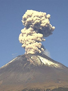 Confirman destrucción de domo 83 del Popocatépetl