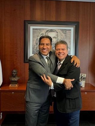 Encuentro fructífero entre Ismael Brito y Eduardo Ramírez