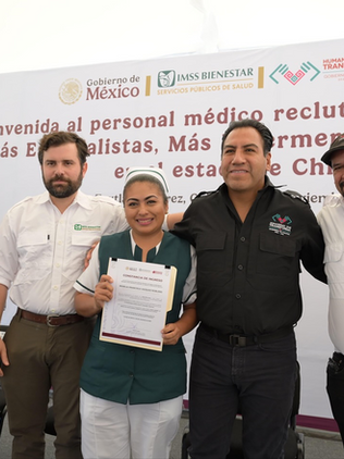 Arranca en Chiapas el programa Más Especialistas, Más Enfermeras, Más Bienestar con más de 240 médicos