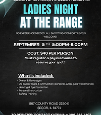 Ladies Night at the Range- Last Chance!!!