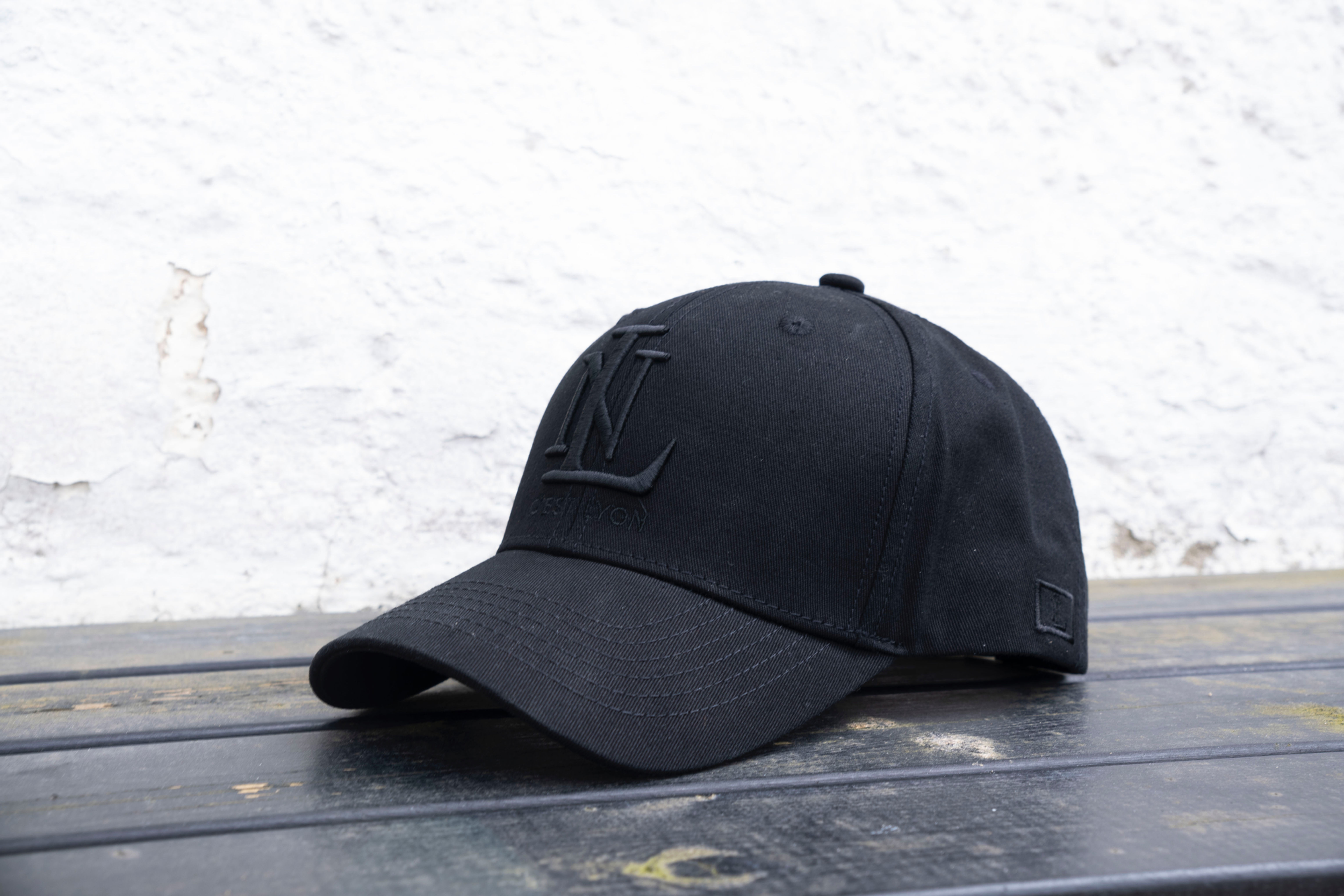 C’est Lyon black on black cap 