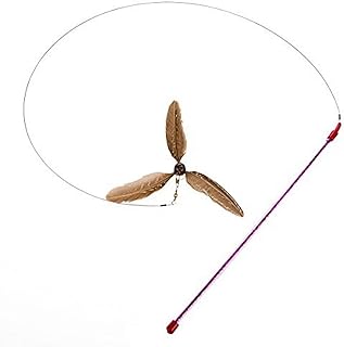 GoCat Da Purr-Peller Cat Toy, A Feather Propeller That spins in the air