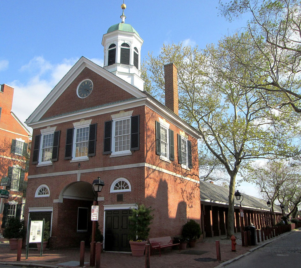 Historic Head House and market shed near Society Hill and Queen Village