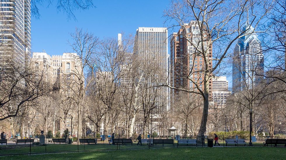 Rittenhouse Square park in Center City Philadelphia