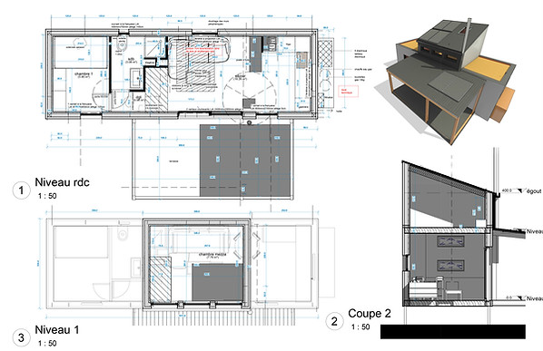 plan maison autonome